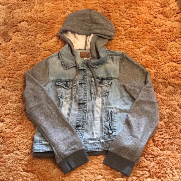 American Eagle Outfitters Tops - 🧡American Eagle Denim Sweatshirt🧡